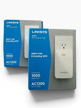 Linksys RE6350 AC1200 WiFi Range Extender Bundle 2-Pack New & Used